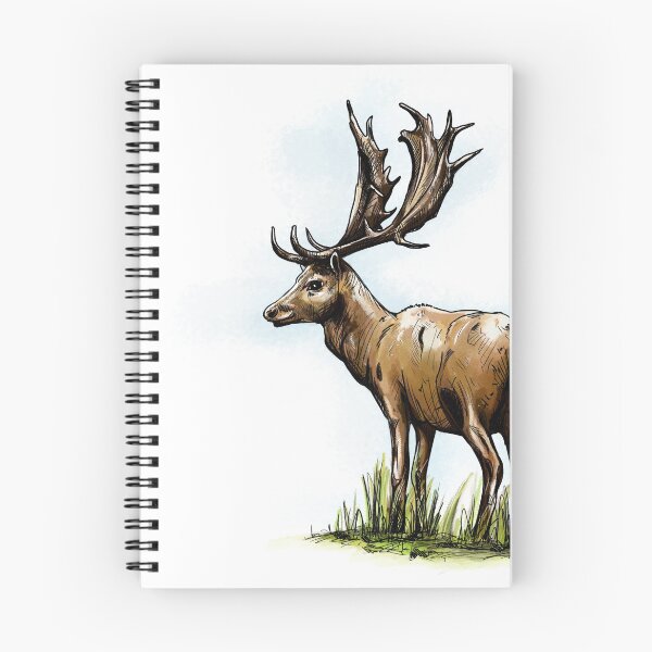 Item preview, Red Deer Illustration designed and sold by juicycreations.