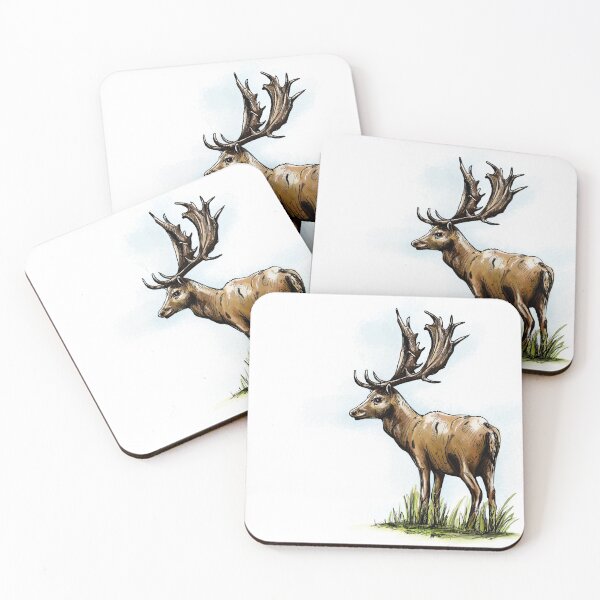 Item preview, Red Deer Illustration designed and sold by juicycreations.