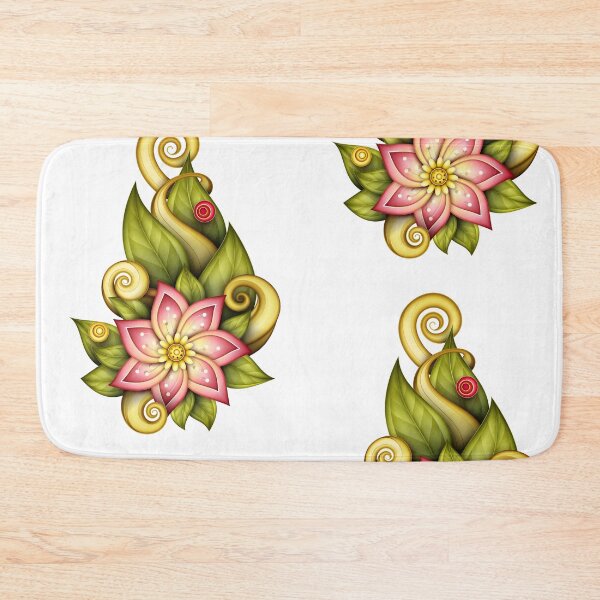 Item preview, Beautiful Abstract Colored Floral Composition designed and sold by lissantee.