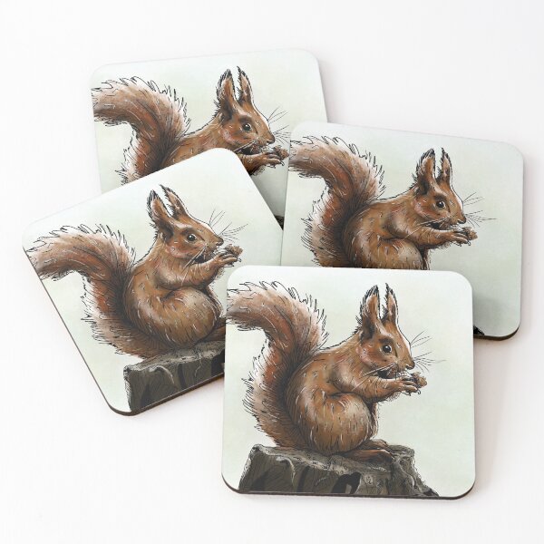 Item preview, Red Squirrel Illustration designed and sold by juicycreations.