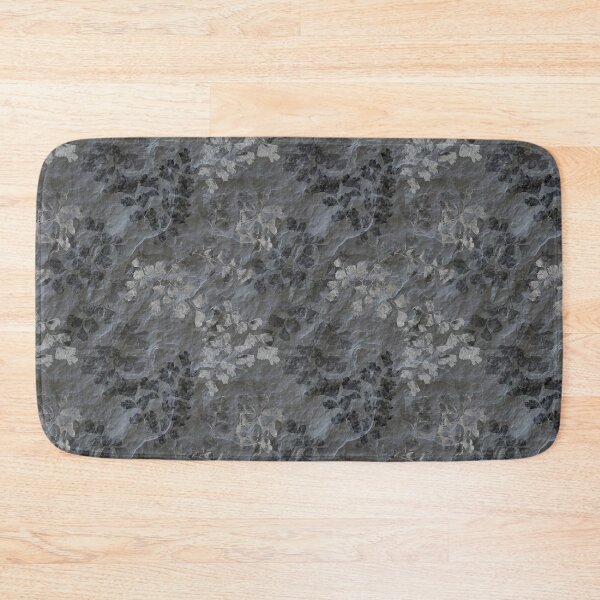 Item preview, Fern Leaves Slate Fossil Pattern - Black Grey designed and sold by WickedRefined - Nicole Demereckis.