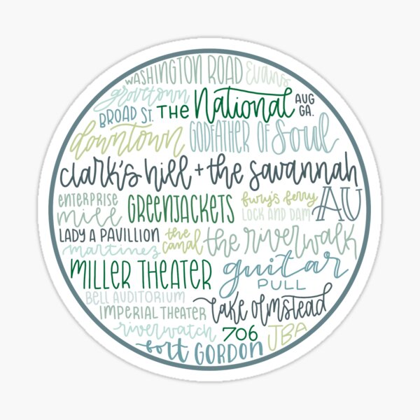 Item preview, Augusta, GA designed and sold by carleyguill.