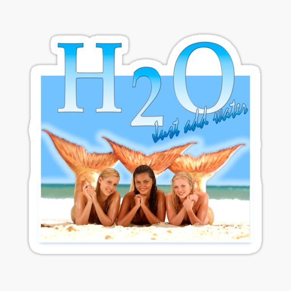 H2O Pegatina