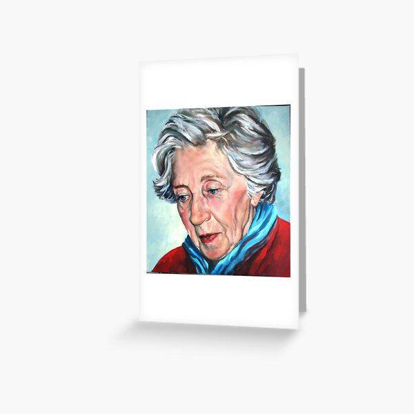 Winter Portrait, Sophia Greeting Card