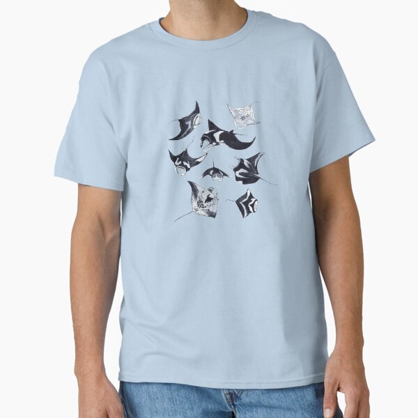Item preview, MANTARAY PATTERN (LIGHT BLUE) designed and sold by BEATRIZ ABAITUA.
