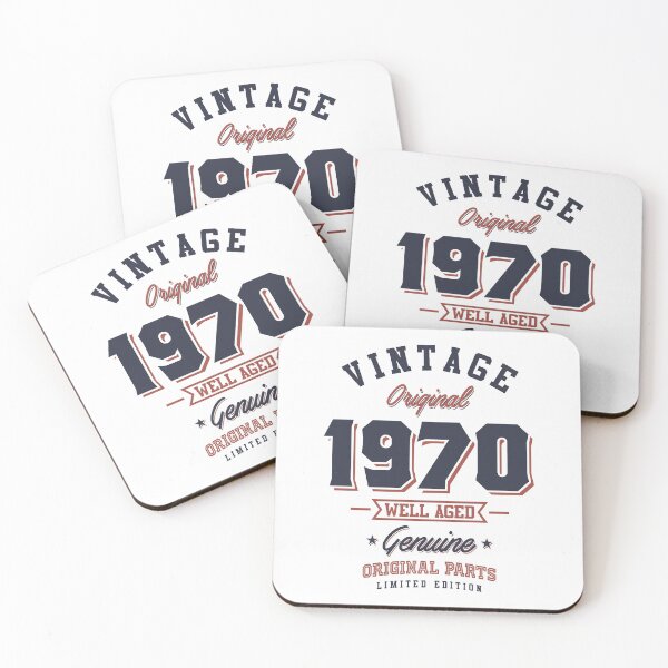Item preview, Vintage 1970 Born in 1970 Retro Birthday Gift designed and sold by cidolopez.