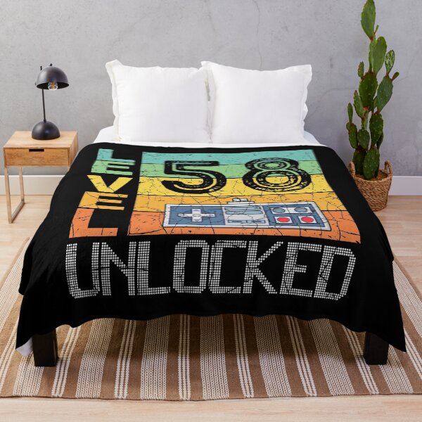 Item preview, Level 58 Unlocked Shirt - 58th Birthday Gift designed and sold by meedTee.