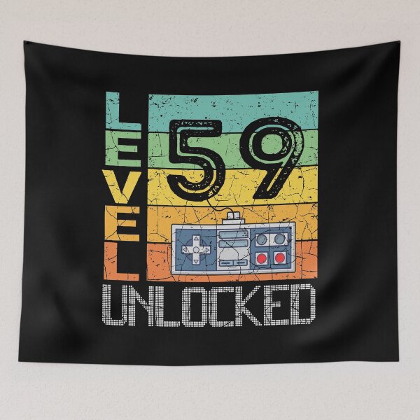 Item preview, Level 59 Unlocked Shirt - 59th Birthday Gift  designed and sold by meedTee.
