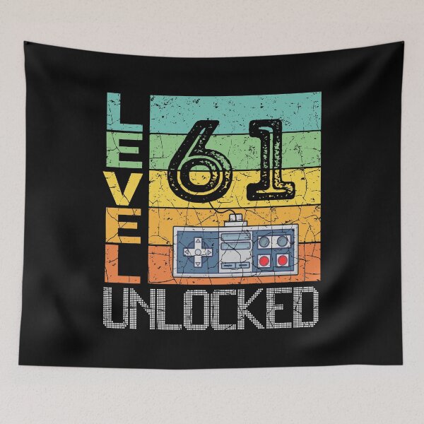 Item preview, Level 61 Unlocked Shirt - 61st Birthday Gift  designed and sold by meedTee.