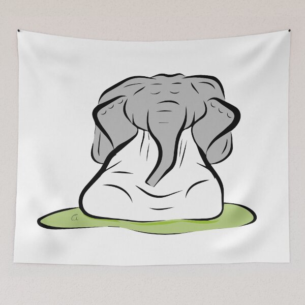 Item preview, Elephant Collection Meditation 2 designed and sold by ALEFANTICA.