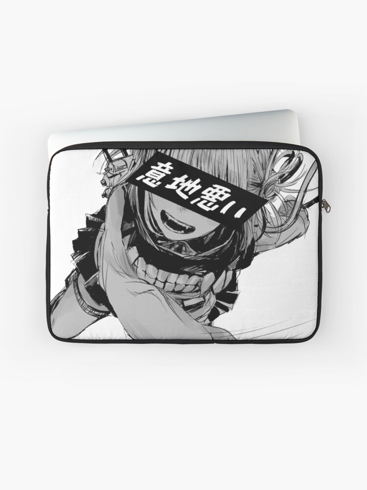 Sadistic Toga Black And White Sad Japanese Anime Aesthetic Laptop Sleeve By Poserboy Redbubble