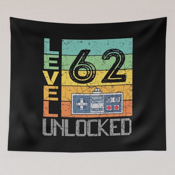 Item preview, Level 62 Unlocked Shirt - 62nd Birthday Gift  designed and sold by meedTee.