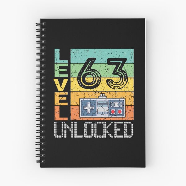 Item preview, Level 63 Unlocked Shirt - 63rd Birthday Gift  designed and sold by meedTee.