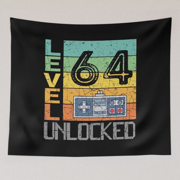 Item preview, Level 64 Unlocked Shirt - 64th Birthday Gift  designed and sold by meedTee.
