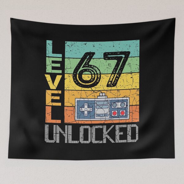 Item preview, Level 67 Unlocked Shirt - 67th Birthday Gift  designed and sold by meedTee.
