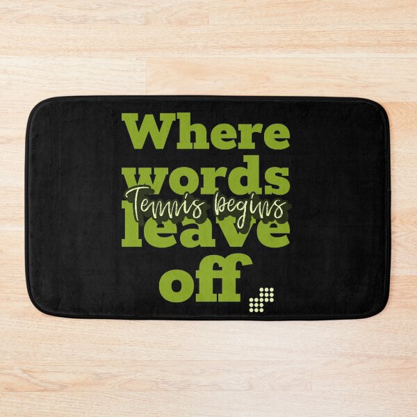 Item preview, Tennis Begins Where Words Leave Off designed and sold by miminova.