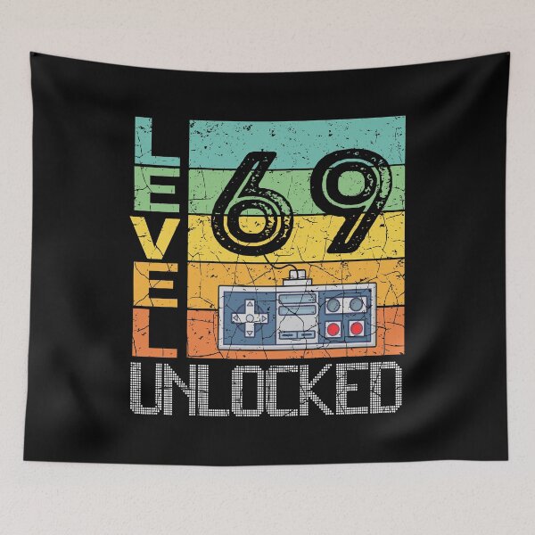 Item preview, Level 69 Unlocked Shirt - 69th Birthday Gift  designed and sold by meedTee.