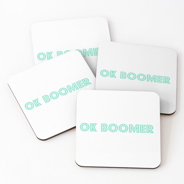 Item preview, ok boomer green writing designed and sold by magarigaveras.