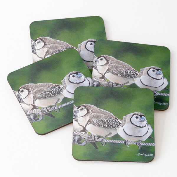 Item preview, Double bar Finches designed and sold by NinLAheN.