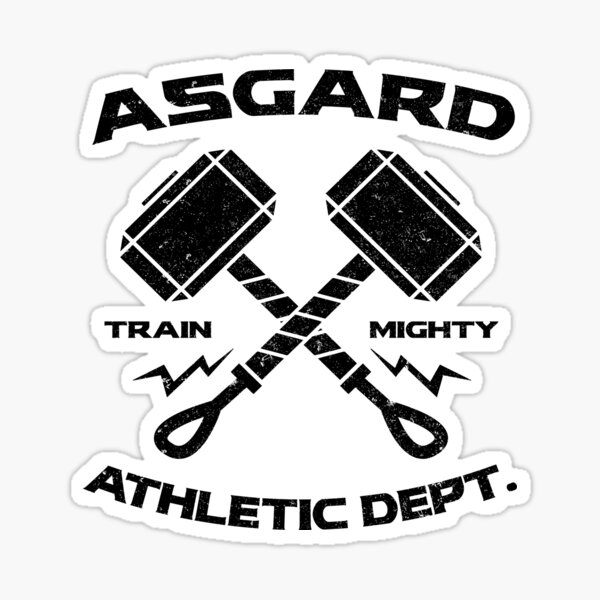 Item preview, Asgard Athletic Dept Train Mighty Thor designed and sold by SassAndHoney.