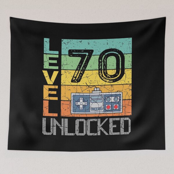 Item preview, Level 70 Unlocked Shirt - 70th Birthday Gift  designed and sold by meedTee.