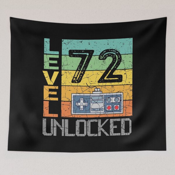 Item preview, Level 72 Unlocked Shirt - 72nd Birthday Gift  designed and sold by meedTee.