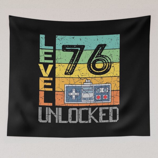 Item preview, Level 76 Unlocked Shirt - 76th Birthday Gift  designed and sold by meedTee.