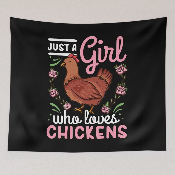 Item preview, Chicken Farming Girl designed and sold by 4tomic.