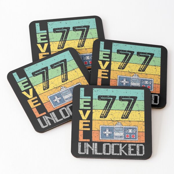 Item preview, Level 77 Unlocked Shirt - 77th Birthday Gift  designed and sold by meedTee.