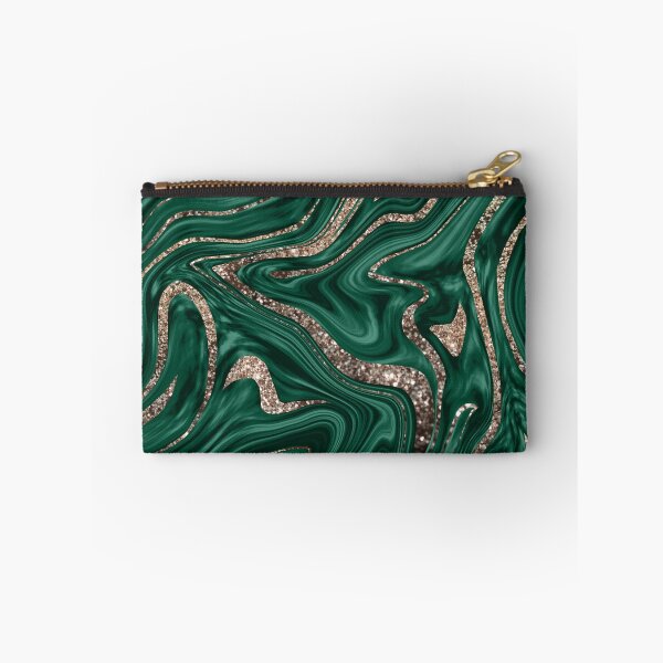 Item preview, Emerald Green Black Gold Glam Marble #1 (Photo of Glitter Only - Not Reflective) designed and sold by Anita's & Bella's Art.