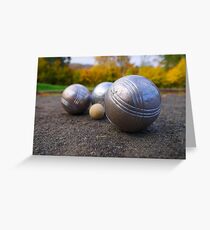 Petanque Greeting Card