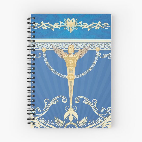 Item preview, Royal Gothic Blue and Gold Scarfs, Journals, stickers and phone cases designed and sold by javamartini.