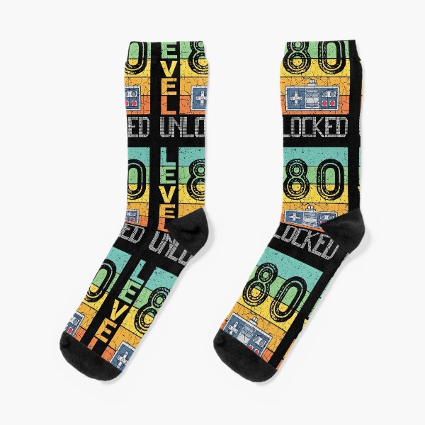 80 Years Old And Still Turning Heads 80th Birthday Socks for Sale by  jutulen