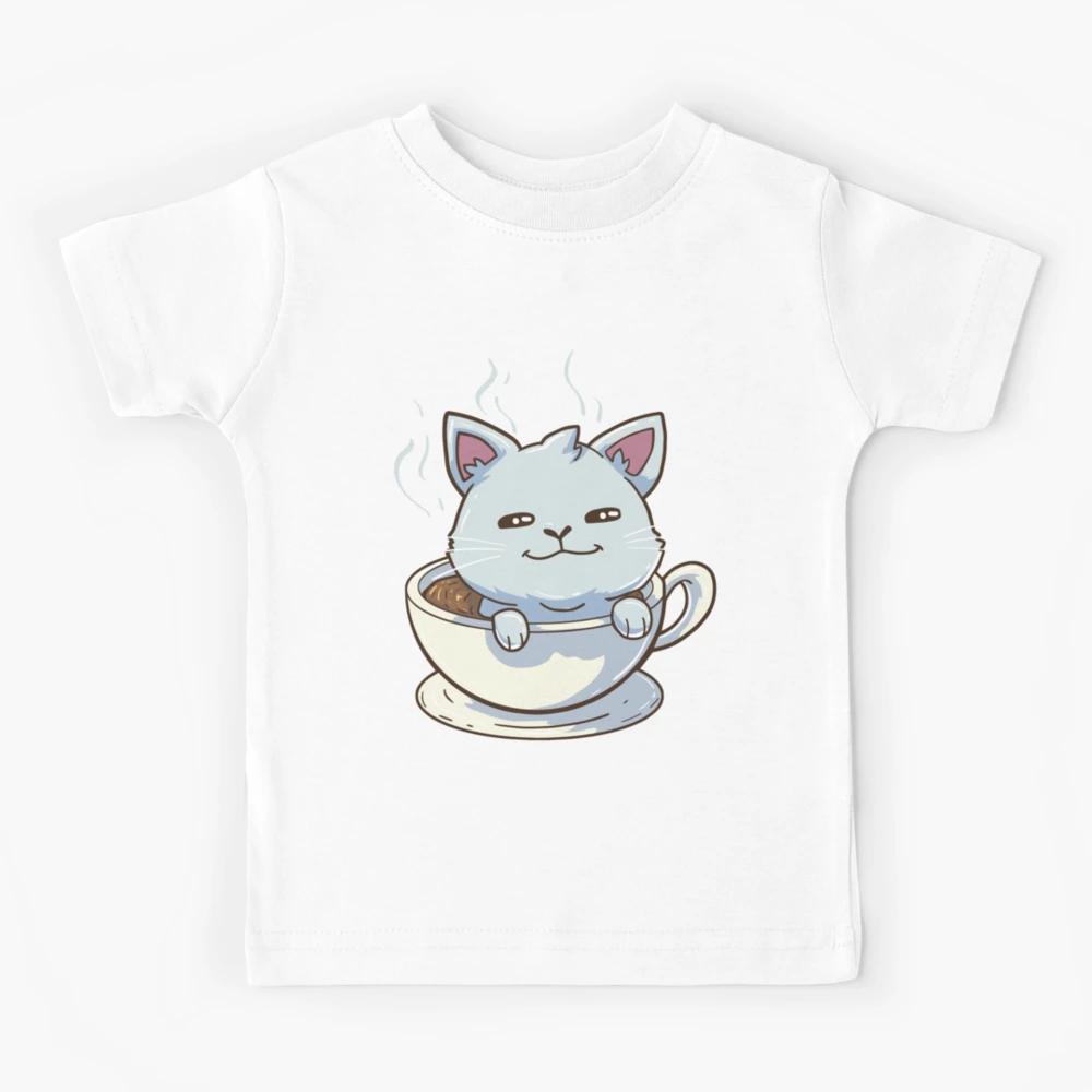 Anime Girl In Tea Cup T-shirt Design Vector Download