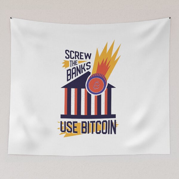 Item preview, USE BITCOIN CRYPTOCURRENCY LETTERING CRYPTO T-SHIRT designed and sold by Timcito.