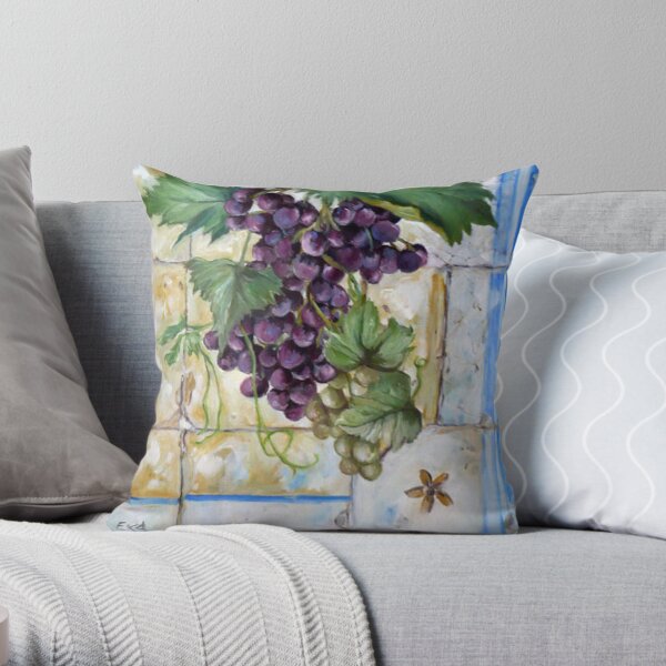 Raisins & Azulejos Coussin