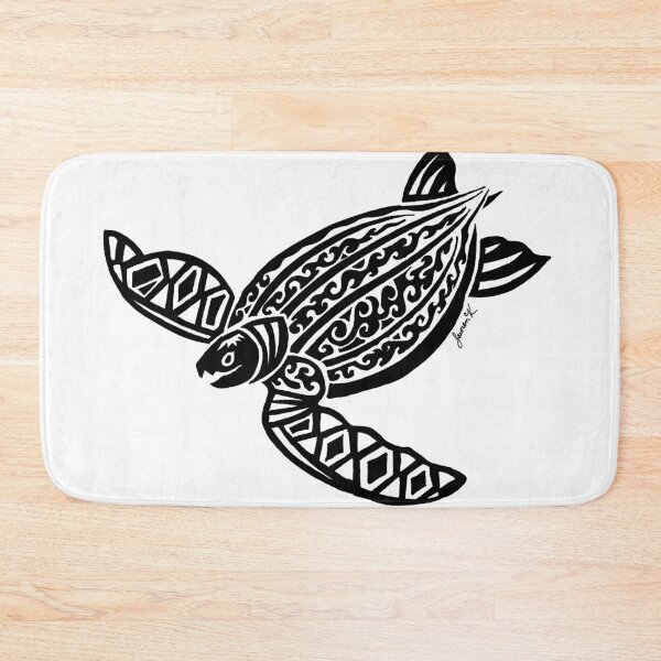 Item preview, Leatherback Sea Turtle Tribal Design designed and sold by KitayamaDesigns.