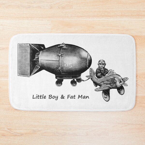 Item preview, Little Boy & Fat Man Black & White designed and sold by Jon Huss.