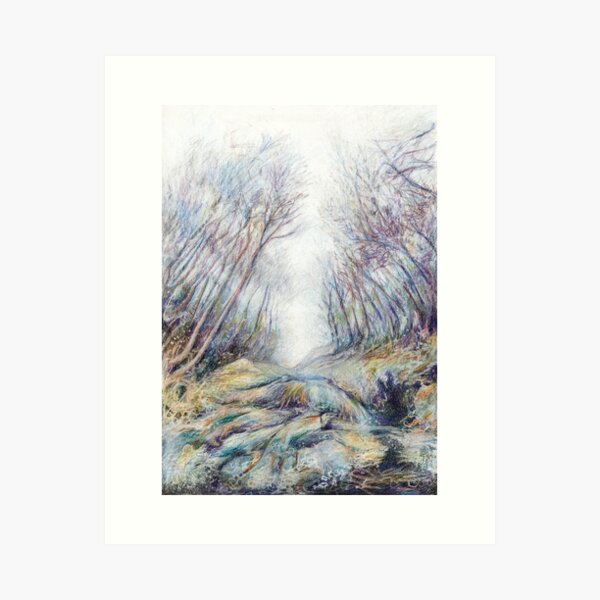 Colorfull forrest Art Print