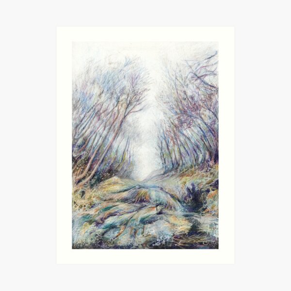 Colorfull forrest Art Print