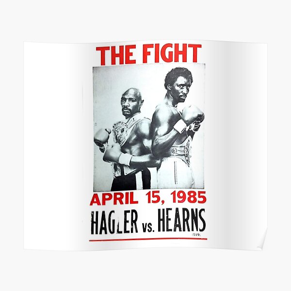 Hagler v Hearns  Poster