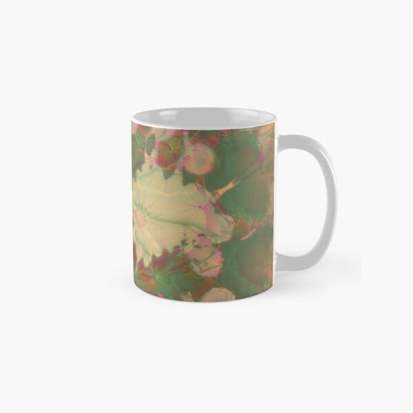 Fractalized floral abstraction Classic Mug