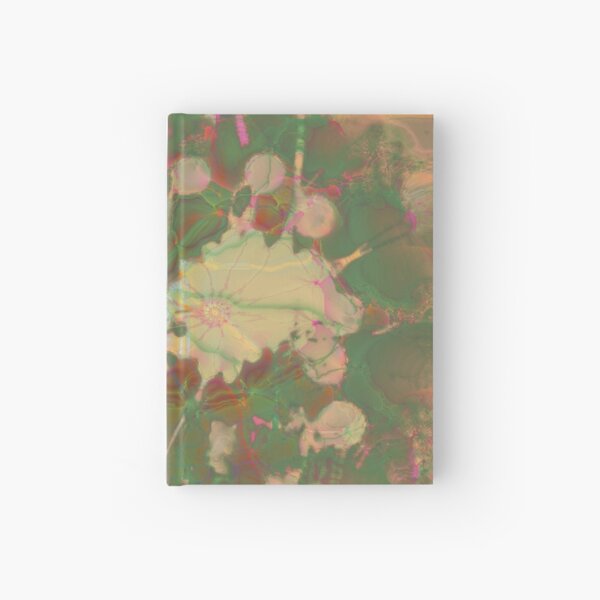 Fractalized floral abstraction Hardcover Journal