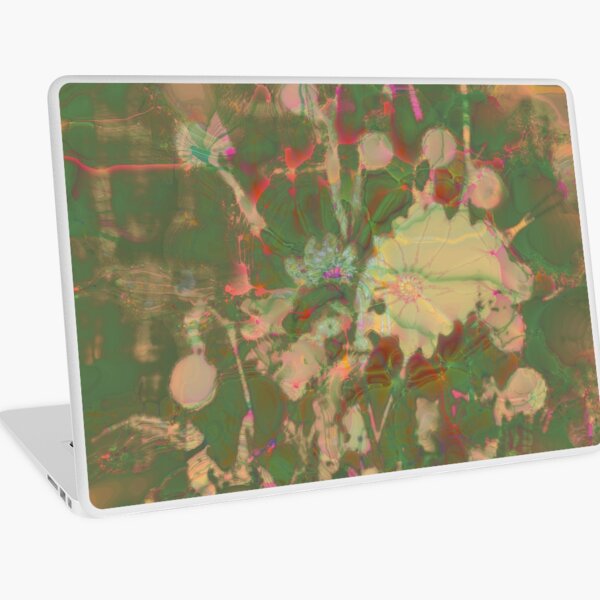 Fractalized floral abstraction Laptop Skin