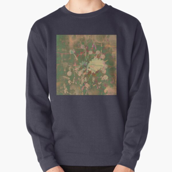 Fractalized floral abstraction Pullover Sweatshirt