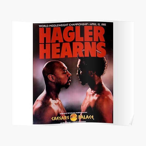 Hagler v Hearns Poster