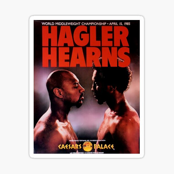 Hagler v Hearns Sticker