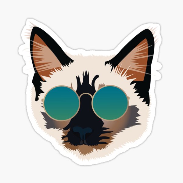 Sunglasses Cats Stickers - Cats - Sticker