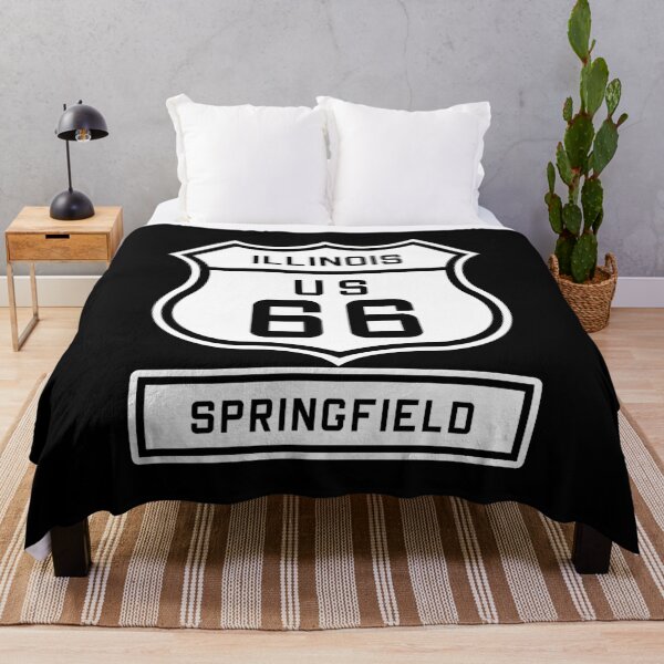 Item preview, Historic Route 66 - The Mother Road - Springfield Illinois designed and sold by NewNomads.