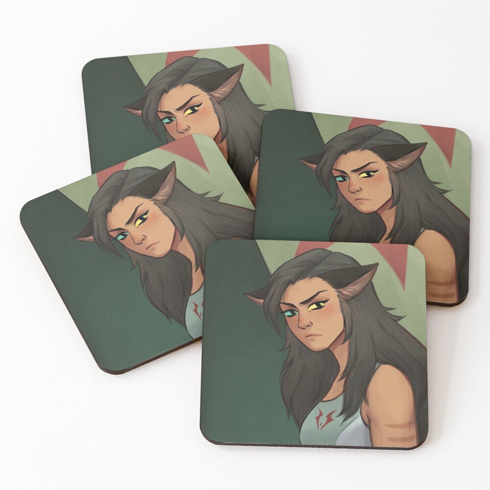 Item preview, Coasters (Set of 4) designed and sold by MathildeMeow.